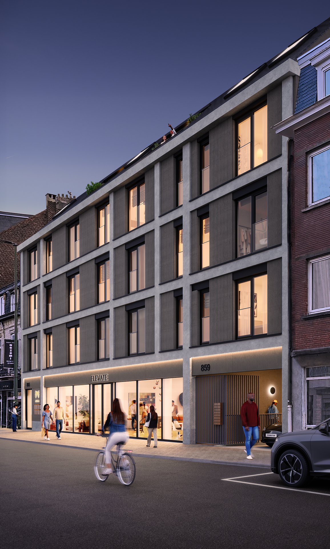 Austin - Façade droite